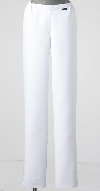 ナースウェア パンツ（米式パンツ）スラックス フォーク 6007EW-1 ストレートパンツ（総ゴム） 医療白衣com