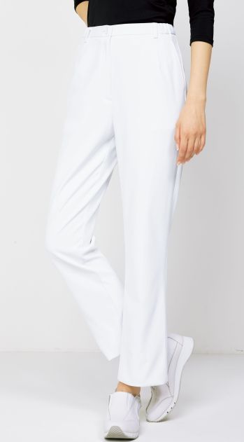 ドクターウェア パンツ（米式パンツ）スラックス フォーク 6014SC-1 レディスパンツ 医療白衣com
