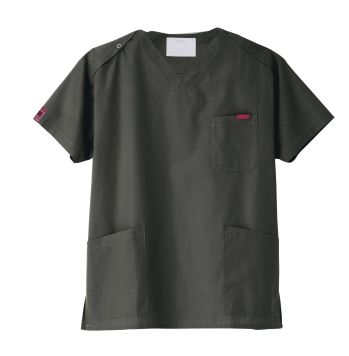 ドクターウェア 半袖ジャケット（ブルゾン・ジャンパー） フォーク 7000SC-26 スクラブ(男女兼用) 医療白衣com