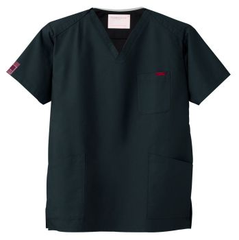 ドクターウェア 半袖ジャケット（ブルゾン・ジャンパー） フォーク 7000SC-9 スクラブ 医療白衣com