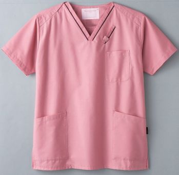 手術衣 半袖ジャケット（ブルゾン・ジャンパー） フォーク 7003SC-3 スクラブ 医療白衣com