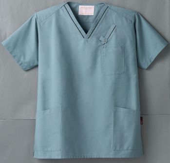 手術衣 半袖ジャケット（ブルゾン・ジャンパー） フォーク 7003SC-5 スクラブ 医療白衣com