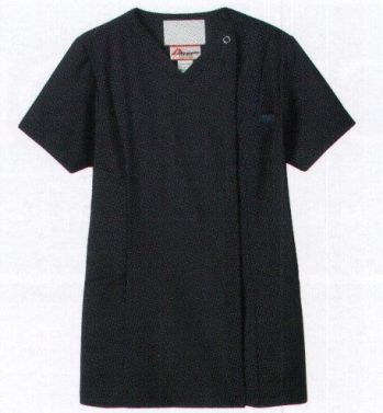 ドクターウェア 半袖ジャケット（ブルゾン・ジャンパー） フォーク 7063SC-17 レディスジップスクラブ 医療白衣com