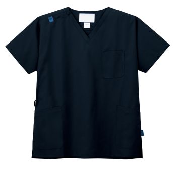 ドクターウェア 半袖ジャケット（ブルゾン・ジャンパー） フォーク 7070SC-17 ジア・スクラブ 医療白衣com