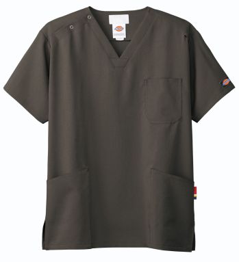 ドクターウェア 半袖ジャケット（ブルゾン・ジャンパー） フォーク 7072SC-15 スクラブ 医療白衣com