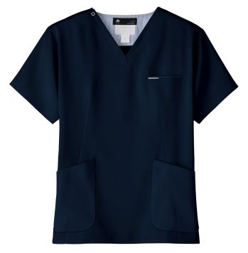 ドクターウェア 半袖ジャケット（ブルゾン・ジャンパー） フォーク 7077SC-17 メンズスクラブ 医療白衣com