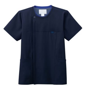 ドクターウェア 半袖ジャケット（ブルゾン・ジャンパー） フォーク 7080SC-17 メンズジップスクラブ 医療白衣com
