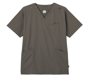 ドクターウェア 半袖ジャケット（ブルゾン・ジャンパー） フォーク 7085SC-5 メンズスクラブ 医療白衣com