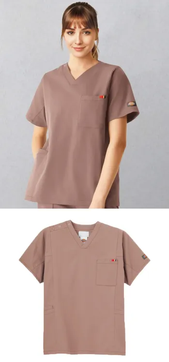 ナースウェア 半袖ジャケット（ブルゾン・ジャンパー） フォーク 7112SC-3 スクラブ 医療白衣com