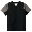 医療白衣com ナースウェア 半袖ジャケット（ブルゾン・ジャンパー） フォーク 7113SC-9 スクラブ