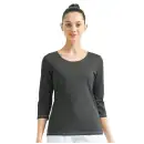 医療白衣com ドクターウェア インナー フォーク 9005-15 スクラブインナー（7.5分袖）