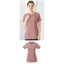 医療白衣com ナースウェア 半袖ジャケット（ブルゾン・ジャンパー） フォーク HI704-73 レディスジップスクラブ