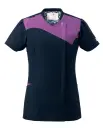 フォーク HI712-17 レディスジップスクラブ Ladies ZIP スクラブ HI712美しさと機能性を兼ね備えたレディース医療用ウェアです。動きやすさにこだわった独自のストレッチ設計と、女性らしいシルエットを実現したジップスクラブ。メイクや髪型を崩さず着脱ができる実用的なデザインです。特徴・ストレッチ素材採用で体の伸縮方向に合わせた動きやすい設計・ウエストまわりを絞ったデザインで女性らしいシルエットを演出・ジップ仕様でメイクや髪型を崩さず着脱可能・携帯電話ポケットと肩ループ付きで機能性も充実・左胸ポケットと右側の便利なループ付小分けポケットを装備・袖の動きをセーブする袖下ゴムで作業中の邪魔になりにくい・フェミニンな花柄裏地で女性らしさを表現仕様・品番:HI712・素材:ポリエステル100％・カラー:バーガンディ×リリスピンク(HI712-16)、ダークネイビー×マロウ(HI712-17)※4Lサイズは受注生産となります。ご注文後のキャンセル・返品・交換ができませんので、ご注意下さいませ。※受注生産品のお支払方法は、先振込（代金引換以外）にて承り、ご入金確認後の手配となります。