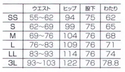 フォーク 5022SC-16 ストレートパンツ 新素材「ION MIXシャンブレー」を採用したディッキーズスクラブ（7061SC）に対応した同素材のパンツ。ストレッチ性もあり、吸汗速乾性に優れた素材で、工業用洗濯にも対応。ダブルステッチやパンツの右後ろポケットには「Dickies」のピスネームも入り、カジュアルでおしゃれな印象に仕上がりました。皮脂などの油汚れが落ちやすくシワにもなりずらくイージーケア性にも優れた素材です。洗濯を繰り返しても効果が持続するのが特徴であり、速乾時の気化熱により冷感効果があります。※「4Lサイズ」は、販売を終了致しました。 サイズ／スペック