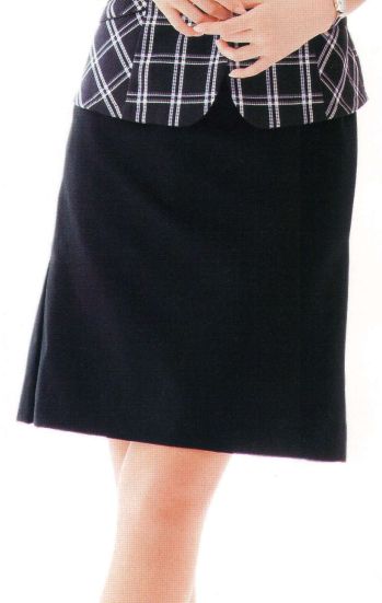 オフィスウェア スカート フォーク FS4051-1 インサイドプリーツスカート 事務服JP