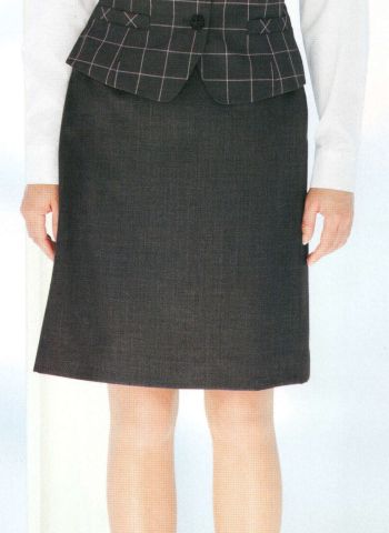 オフィスウェア スカート フォーク FS4052-2 セミタイトスカート 事務服JP