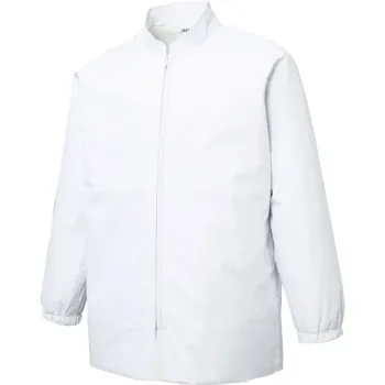 食品工場用 防寒コート フードマイスター FX71420R 防水・防寒 男女共用 混入だいきらいコート（中綿入り） 食品白衣jp