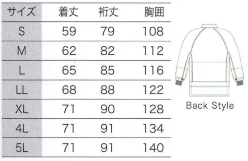 フードマイスター FX71371R 清涼 男女共用 混入だいきらいジャケット 快適清涼ユニフォーム。食品工場での新定番！清涼素材『カーボンポプリン』を使用し、帯電防止と形態安定を実現。多くの食品工場で最適です。※袖口インナーネットのゴムは、腕の太さに合わせ「ねむり穴」から調整できます。《おすすめ着用環境》○加熱調理の工程○高温多湿の作業場※FX71371よりリニューアル致しました。【変更箇所】・トリカット型へ変更。(作業性を高め、腕の上げ下げや、肩のつっぱりを解消)・インナーネット付け方変更=ステッチ2本→1本(袖口・ボディ)・コイルファスナー・衿元ファスナー(端を衿の中に入れ、肌に触れる部分をなくす)※この商品はご注文後のキャンセル、返品及び交換は出来ませんのでご注意下さい。※なお、この商品のお支払方法は、先振込（代金引換以外）にて承り、ご入金確認後の手配となります。 サイズ／スペック