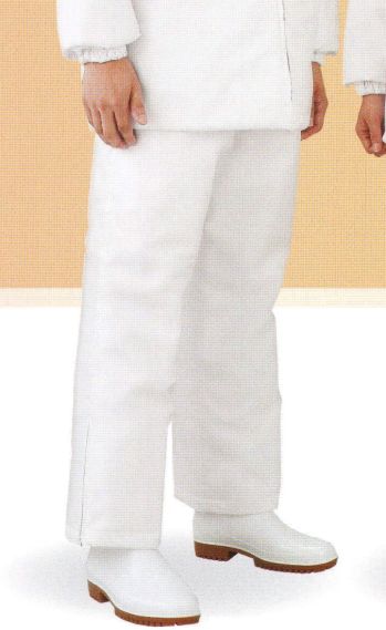 食品工場用 パンツ（米式パンツ）スラックス フードマイスター MST70526 男性用 混入だいきらいパンツ（中綿入り） 食品白衣jp