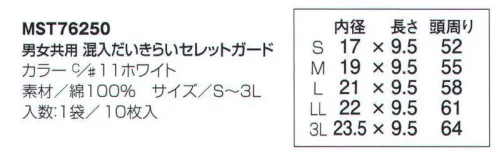 フードマイスター MST76250 男女共用 混入だいきらいセレットガード（10枚入） ヘアバンド。豊富なサイズ展開で、その上、伸縮素材を使用することで、どなたでもフィットします。「もみあげ」部分のはみ出し対策にも効果があります。 ※この商品は、ご注文後のキャンセル・返品・交換ができませんので、ご注意下さい。※なお、この商品のお支払方法は、先振込（代金引換以外）にて承り、ご入金確認後の手配となります。 サイズ／スペック