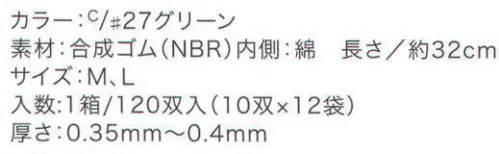 フードマイスター MST76661 ニトリルゴムグローブ 粉無 中厚手（120双入） 粉なし  ※この商品は、ご注文後のキャンセル・返品・交換ができませんので、ご注意下さい。※なお、この商品のお支払方法は、先振込（代金引換以外）にて承り、ご入金確認後の手配となります。※「Sサイズ」 は販売終了致しました。 サイズ／スペック