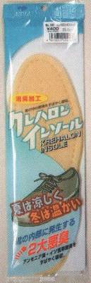 福徳産業 101-IN クレハロンインソール 夏は涼しく冬は温かい。靴の内部に発生する2大悪臭 アンモニア臭・イソ吉草酸臭を素早く吸収。※この商品はご注文後のキャンセル、返品及び交換は出来ませんのでご注意下さい。※なお、この商品のお支払方法は、先振込（代金引換以外）にて承り、ご入金確認後の手配となります。