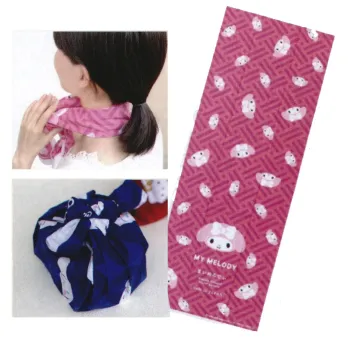 祭り小物 手ぬぐい 福徳産業 4-4 サンリオ和手ぬぐい（まいめろでぃ） 祭り用品jp