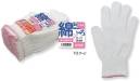 福徳産業 EG-105 綿どころ薄手純綿手袋女性（12双組） 10ゲージの薄手タイプだから細かい作業に最適。通気性のよい純綿。小指又を下げた「三本胴編み」で手にフィット。品質の良い手袋ならやっぱり日本製。福徳産業(株)の手袋はすべて小指又を下げて編んだ「三本胴編み」です。小指又が下がったことで、より手の形に近く、フィットする手袋になりました。今までと違うフィット感！軍手はどれも同じだと思っていませんか？福徳産業の手袋は「日本製」です。安心・安全の品質だけではありません。一日仕事をしても「疲れにくい工夫」がされています。小指又を下げて編む製法「三本胴編み」小指又を下げて編むと・・・使う頻度の多い小指の指又がピッタリフィット！はめた感じが手になじみ、作業が楽になる！人の手は、小指が、人差し指・中指・薬指の3本より下にあります。福徳産業の軍手は全て小指又が下がっています。※この商品はご注文後のキャンセル、返品及び交換は出来ませんのでご注意下さい。※なお、この商品のお支払方法は、先振込（代金引換以外）にて承り、ご入金確認後の手配となります。