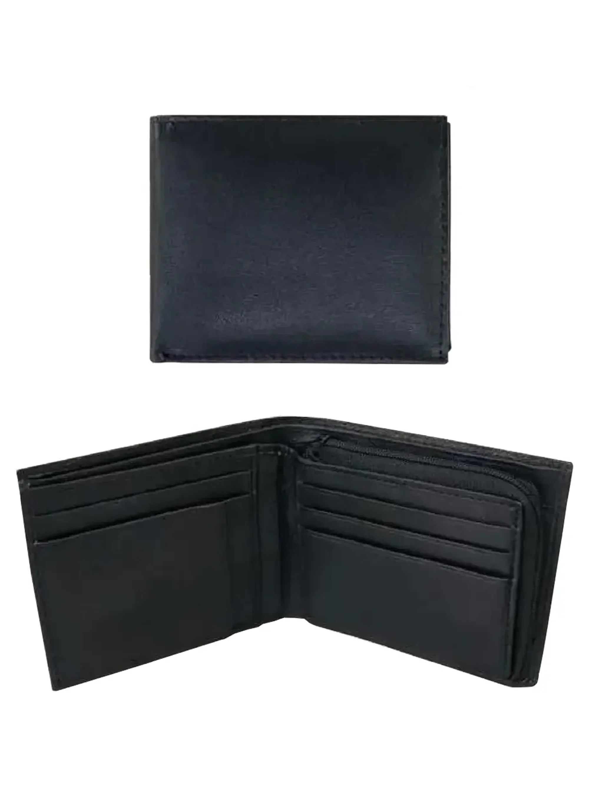 福徳産業 ID-3003 ヤギ皮二つ折り財布 ファスナー仕様 本革の圧倒的存在感に流行の機能をプラス！仕様品番:ID-3003品名:ヤギ皮二つ折り財布 ファスナー仕様