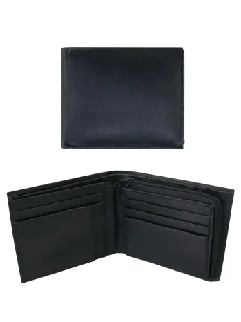 福徳産業 ID-3003 ヤギ皮二つ折り財布 ファスナー仕様 本革の圧倒的存在感に流行の機能をプラス!仕様品番:ID-3003品名:ヤギ皮二つ折り財布 ファスナー仕様