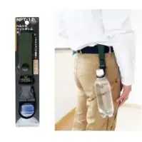 福徳産業 NPT-12 ベルト式ペットボトルホルダー 装着カンタン、ワンアクションですぐ飲める！1アクションで素早く水分補給！ベルトループやバッグに装着して持ち運べます。仕様品番:NPT-12品名:ベルト式ペットボトルホルダー