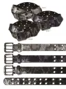 福徳産業 Y188 合皮ヘビメタベルト 40mm 2P W110 ヘビロテしたいヘビ柄ベルト~>゜)～～～曲線が美しい、クロムメッキのバックル。特徴・金運や再生の象徴とされるヘビ柄で、運気をさりげなくプラス・ヘビ皮風のメタリックな質感が、コーデに上品なアクセントをプラス・安心して長く使える丁寧なつくりの日本製仕様品番:Y188品名:合皮ヘビメタベルト 40mm 2P W110サイズ；1260×40×3mm(ウエスト110cmまで)重量:約208g