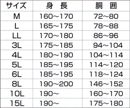 福徳産業 9815 ワイルドパンツ 15Lまでの豊富なザイズ展開。シンプルな機能。クールなパッケージ。※雨天時には使用しないでください。※この商品はご注文後のキャンセル、返品及び交換は出来ませんのでご注意下さい。※なお、この商品のお支払方法は、先振込（代金引換以外）にて承り、ご入金確認後の手配となります。 サイズ／スペック