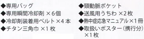 福徳産業 FAK-FS100 熱中応急キット サイズ／スペック