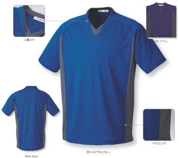 スポーツウェア 半袖Ｔシャツ FLORIDAWIND P-1910-B ベーシックサッカーシャツ 作業服JP