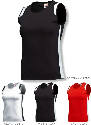 スポーツウェア タンクトップ・チューブトップ wundou P-5520 ウィメンズ ランニングシャツ 作業服JP