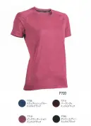 FLORIDAWIND P-720 ウィメンズフィットネスTシャツ FITNESS series軽く柔らかい素材で作られているから、まるで着ていないかのようなエアリー感。