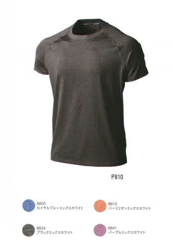 FLORIDAWIND P-810 フィットネスストレッチTシャツ FITNESS series