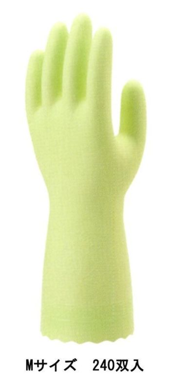 期間限定特別価格 ショーワ No240腕カバー付薄手 Mサイズ ホワイト 作業手袋 腕カバー付手袋