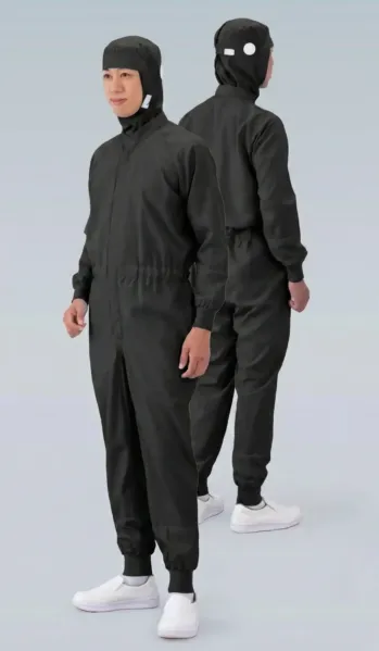 クリーンウェア ツナギ・オーバーオール・サロペット ガードナー CK182 フード付クリーンスーツ 食品白衣jp