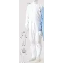 食品白衣jp クリーンウェア ツナギ・オーバーオール・サロペット ガードナー CP1050-1 センターファスナークリーンスーツ（コンポジット）