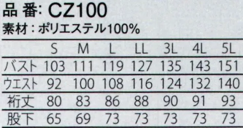 ガードナー CZ100 続き服 ■FD POPLIN（フルダルポプリン）・吸水、速乾性に優れ、清涼感のある着心地が持続します。・薄手の軽量素材で暑い職場にも最適な素材です。・特殊セラミックを練り込み、防透性能に優れた素材です。・ケバ立ちや素材からの発塵が少ない、ポリエステル100％長織維素材。・毛髪やゴミを寄せ付けにくい、帯電防止性能素材です。・着衣、洗濯による劣化に強く、長時間の着用が期待できます。■製品特長衿元テーピーを使用し袖口・裾口はWフライス仕様※この商品はご注文後のキャンセル、返品及び交換は出来ませんのでご注意下さい。※なお、この商品のお支払方法は、先振込(代金引換以外)にて承り、ご入金確認後の手配となります。 サイズ／スペック