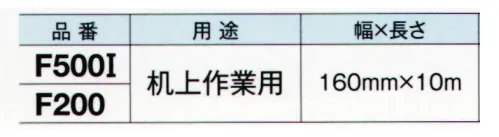 ガードナー F200 粘着ローラー Fタイプ 机上作業用 160mm×10m（25本入 ） クッション性が良く、凹凸に対応。【Fタイプの特徴】・精密機器・部品の製造・組立室、半導体製造機器周辺、製版製図作業室、プリント基板や製品上の除塵用に適しています・クッション性の良いアクリル系発泡粘着材で、凹凸によくなじみます。・手切れの良いPPフィルムで、切りやすいミシン目入りです。・粘着力N/20mm(gf/20mm):0.17(20) より粘着力の強い商品もございます。(F500I)※ご使用にあたっては、あらかじめテストをおこない、確認・検討の上ご使用ください。粘着ローラー用ツールと併せてご使用ください(S2000、L2000)当商品は25本/箱での販売です。 ※この商品は、ご注文後のキャンセル・返品・交換ができませんので、ご注意下さいませ。※なお、この商品のお支払方法は、先振込（代金引換以外）にて承り、ご入金確認後の手配となります。 サイズ／スペック