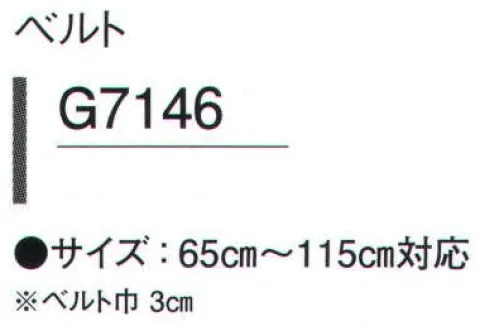 ガードナー G7146 ベルト ベルト幅3cm※この商品は、ご注文後のキャンセル・返品・交換ができませんので、ご注意下さいませ。※なお、この商品のお支払方法は、先振込（代金引換以外）にて承り、ご入金確認後の手配となります。 サイズ／スペック