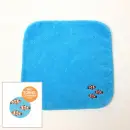 サービスユニフォームcom ギフト・アメニティ ハンカチ ハイメン 4124M02 （5枚入）今治産タオルミニハンカチ アクアリウムライフ クマノミ