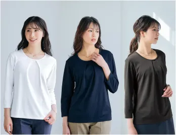 オフィスウェア カットソー アイトス (ハイナック) 40501 カットソー（七分袖） 事務服JP
