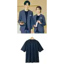 事務服JP オフィスウェア 半袖Ｔシャツ アイトス (ハイナック) 40503-011 スロープネック 半袖Tシャツ（ポケット無し）