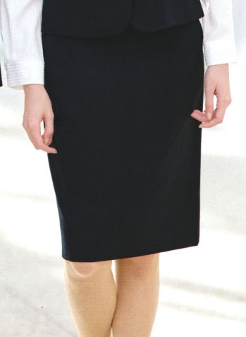 オフィスウェア スカート ナカヒロ　ハイナック 630012-011 セミタイトスカート(56cm丈) 事務服JP
