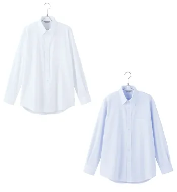 オフィスウェア 長袖シャツ アイトス (ハイナック) 634061 メンズ長袖ボタンダウンシャツ 事務服JP