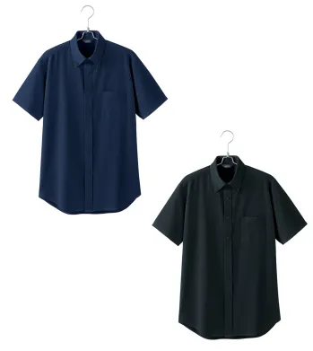 男女ペア 半袖シャツ アイトス (ハイナック) 634260 メンズ半袖ボタンダウンシャツ 作業服JP